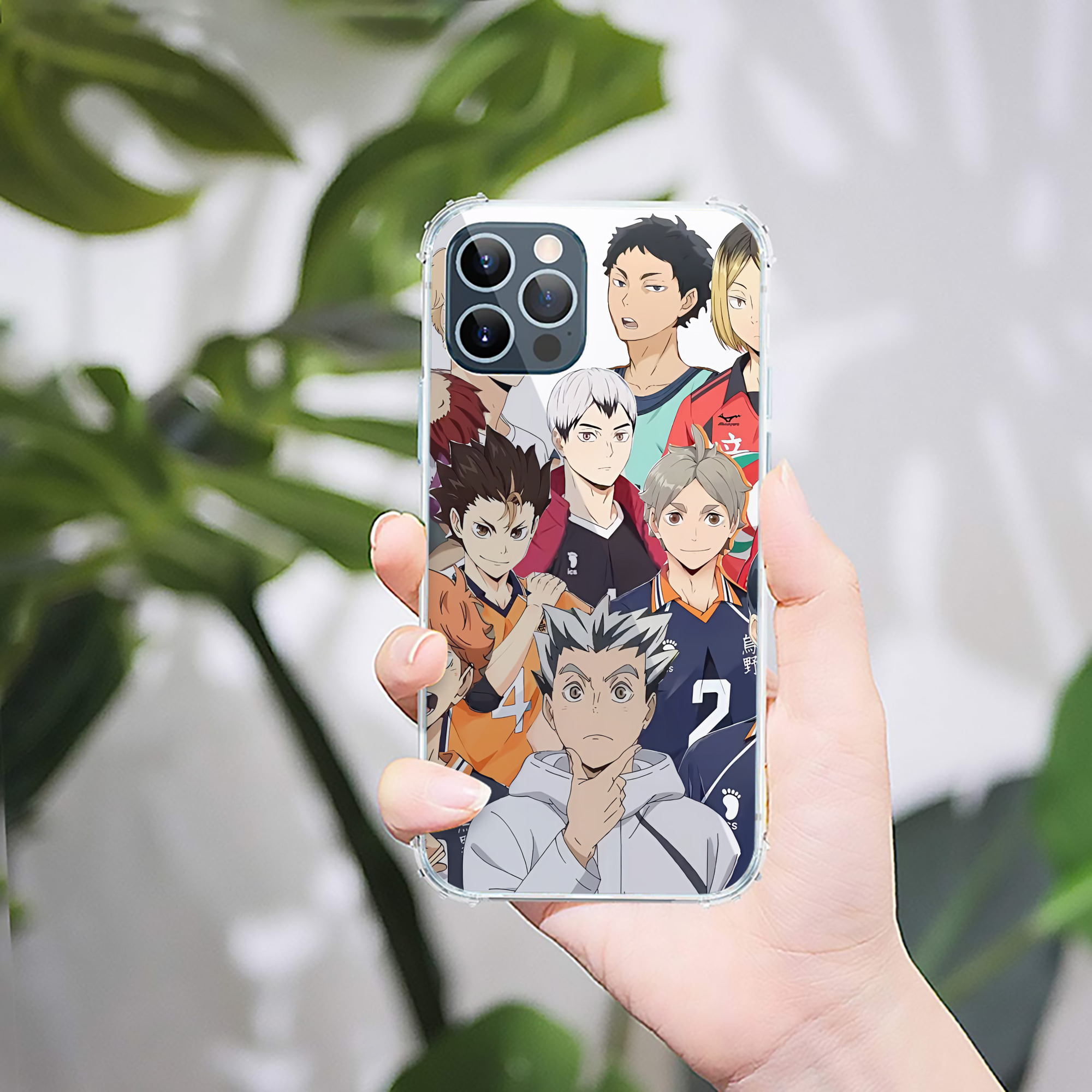 （画像用） ハイキュー!! Haikyu!! 【iPhone 12シリーズ対応】透明スマホケース（クリアソフトケース）